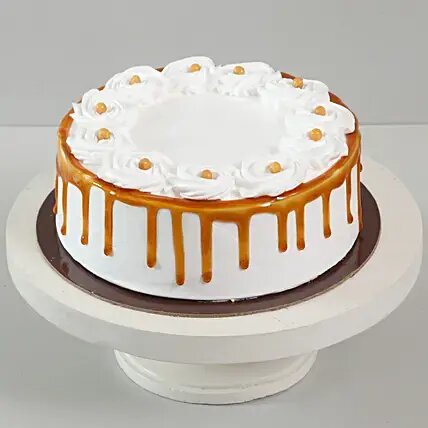 Crunchy Butterscotch Cream Cake