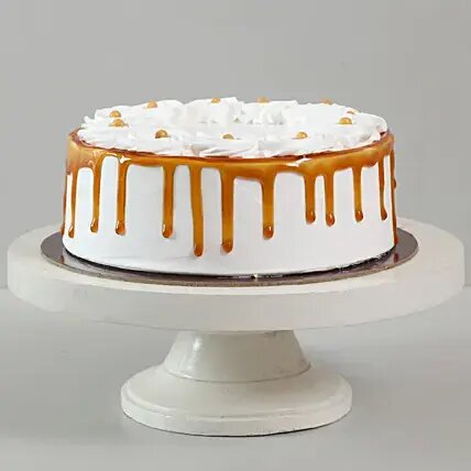 Crunchy Butterscotch Cream Cake