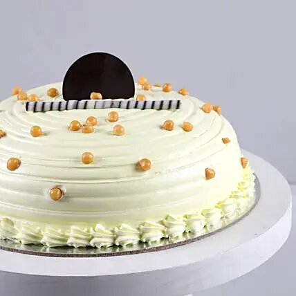 Heavenly Butterscotch Cream Cake