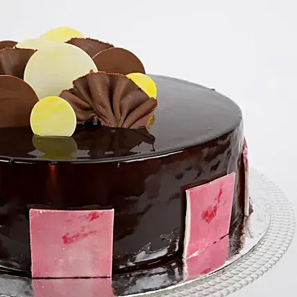 Choco Coin Truffle Cake