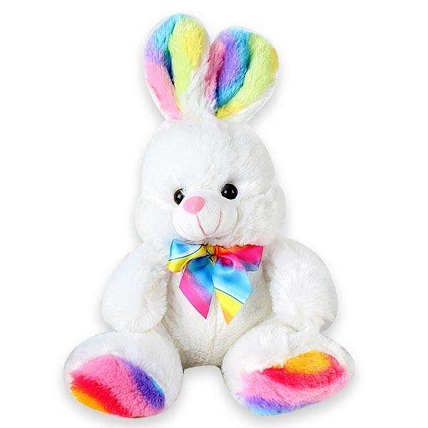 White Rainbow Teddy
