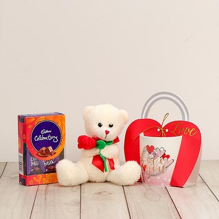 Teddy Mug Combo For Valentine's Day