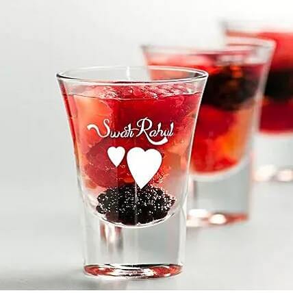 Personalised  Shot Glasses Set Of 2