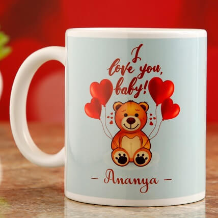 Order I Love You Baby Personalised Mug Buy And Send I Love You Baby Personalised Mug Online Ogdmart