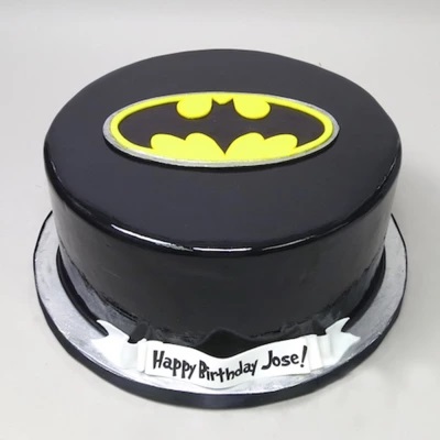 Batman Logo Cake