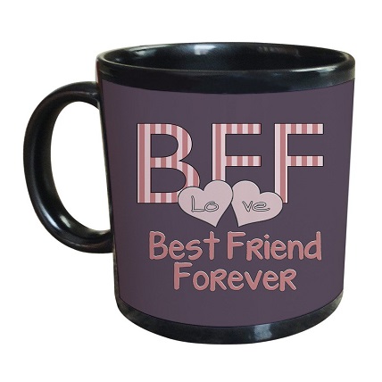 Best Friend Forever Black Mug