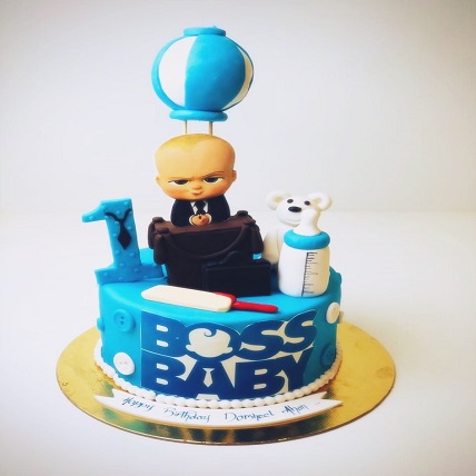 Boss Baby Kids Birthday Theme Cake