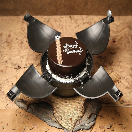 Chocolaty Ecstasy Hidden In A Half Kg Cake Bomb