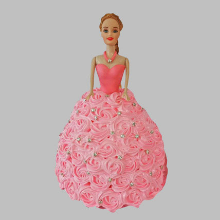 Classy Barbie Cake