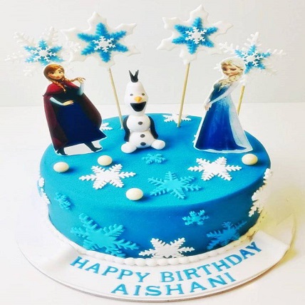 Frozen Elsa And Anna Cake