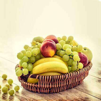 Fruits With Basket