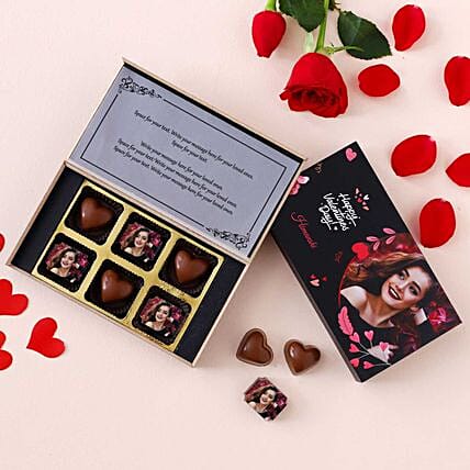 Happy Valentine's Day Personalised Chocolate Box