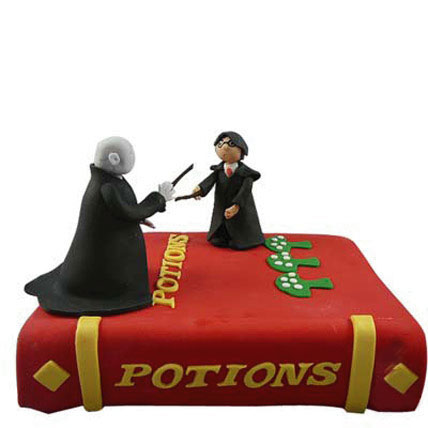 Harry Potter And Voldemort Cake