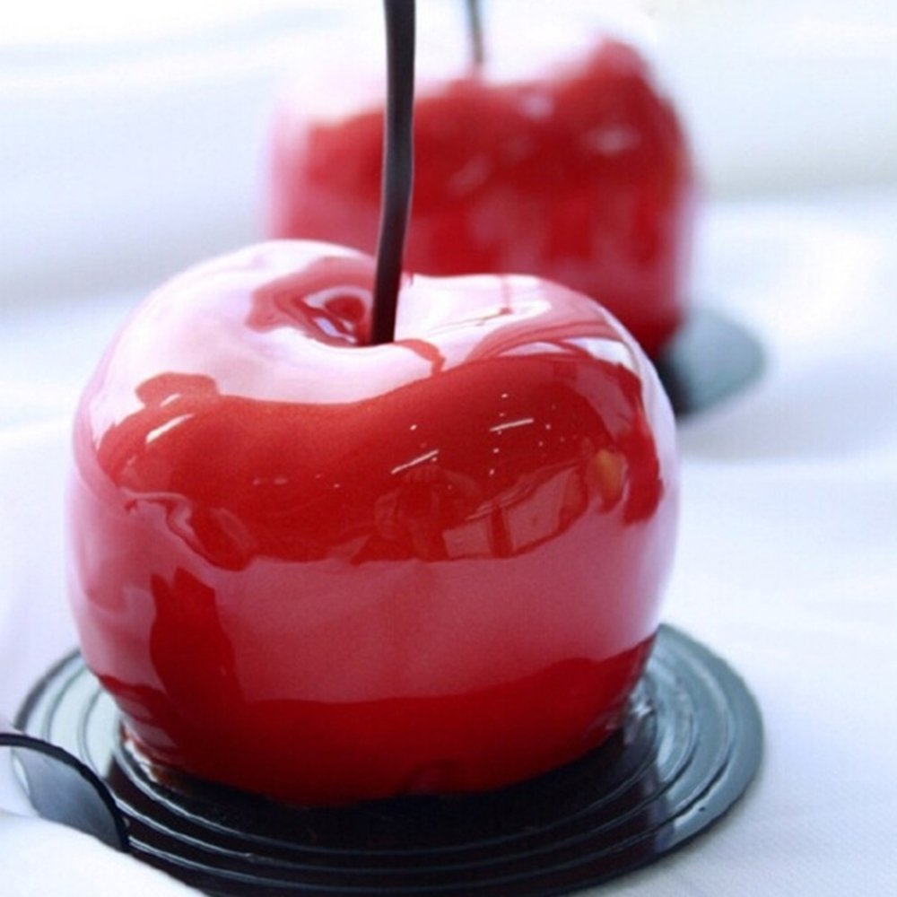 Apple Shaped Birthday Cake