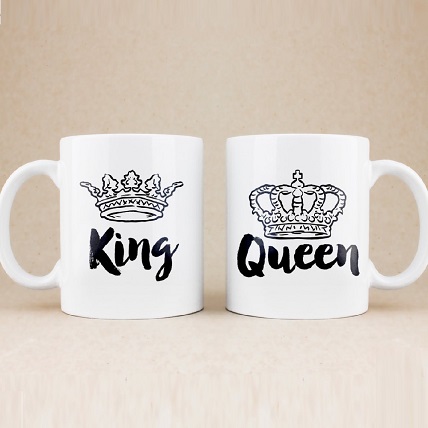 King Queen Mugs Diy Love Valentine Mug