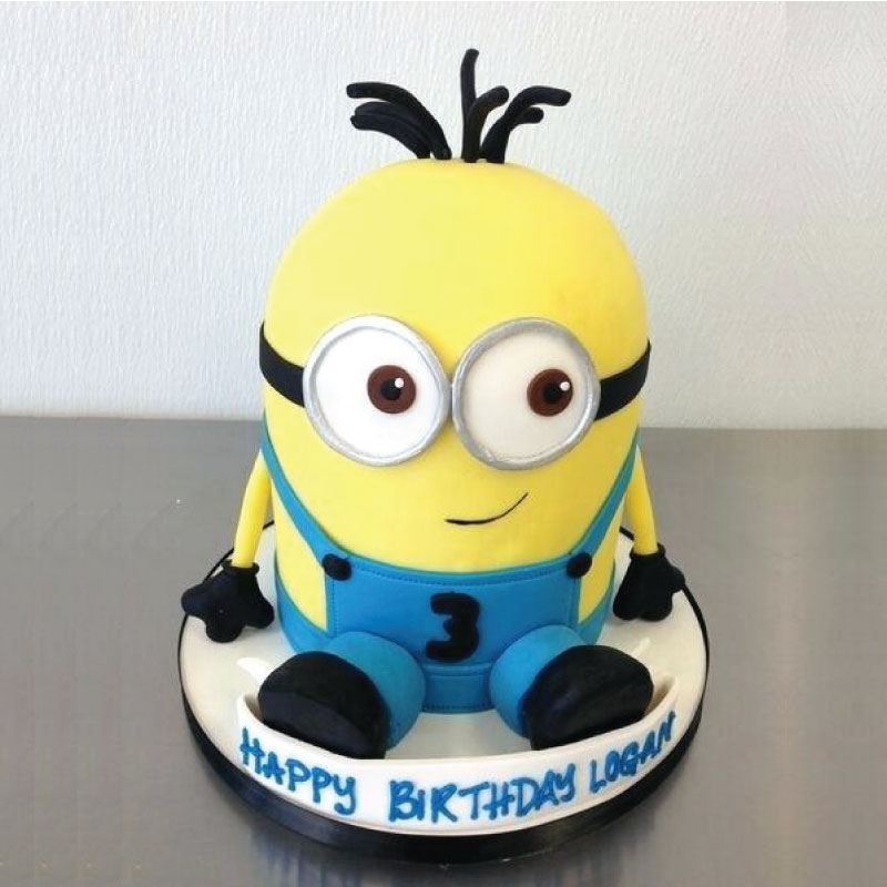Minion For You Cake