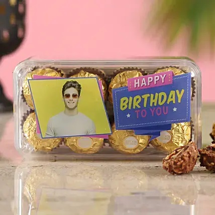 Personalised Ferrero Rocher Birthday Box