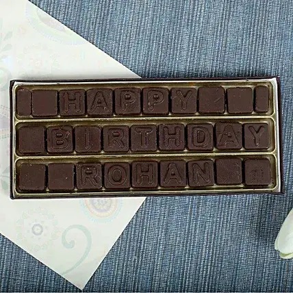 Personalized Birthday Chocolates