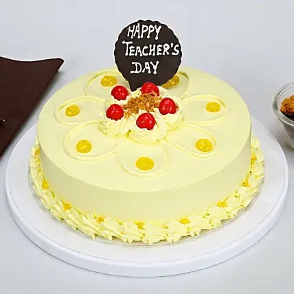 Teachers Day Butterscotch Cake