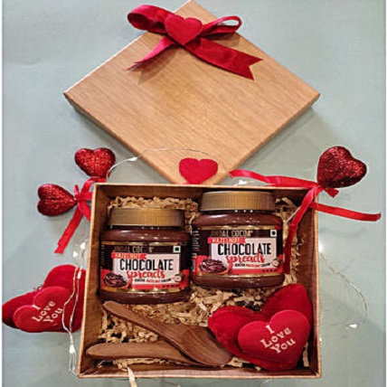 Valentine's Day Wishes Hazelnut Spread Duo & Goodies
