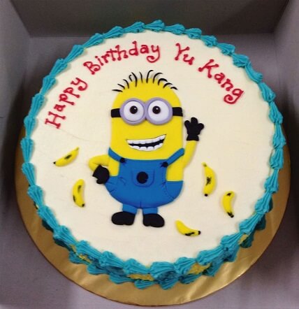 Minions Fresh Cream Cake