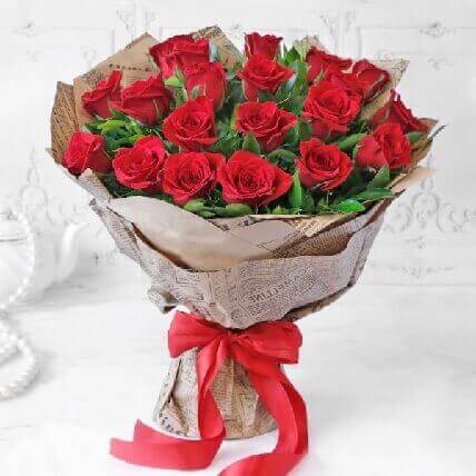 Bouquet Of Red Roses 