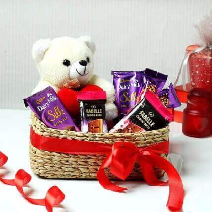 Teddy Bear With Chocolate