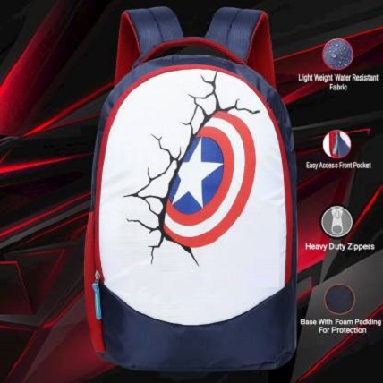 Captain America Shield Print Backpacks